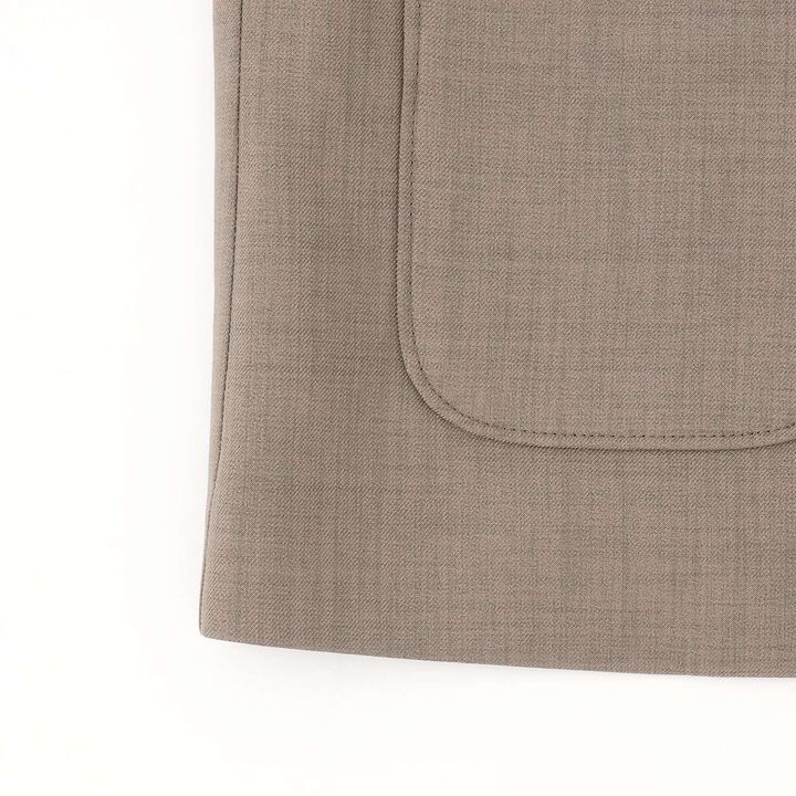 Semi-Formal No-Collar Jacket + Long Pants Set,Greige, medium image number 18