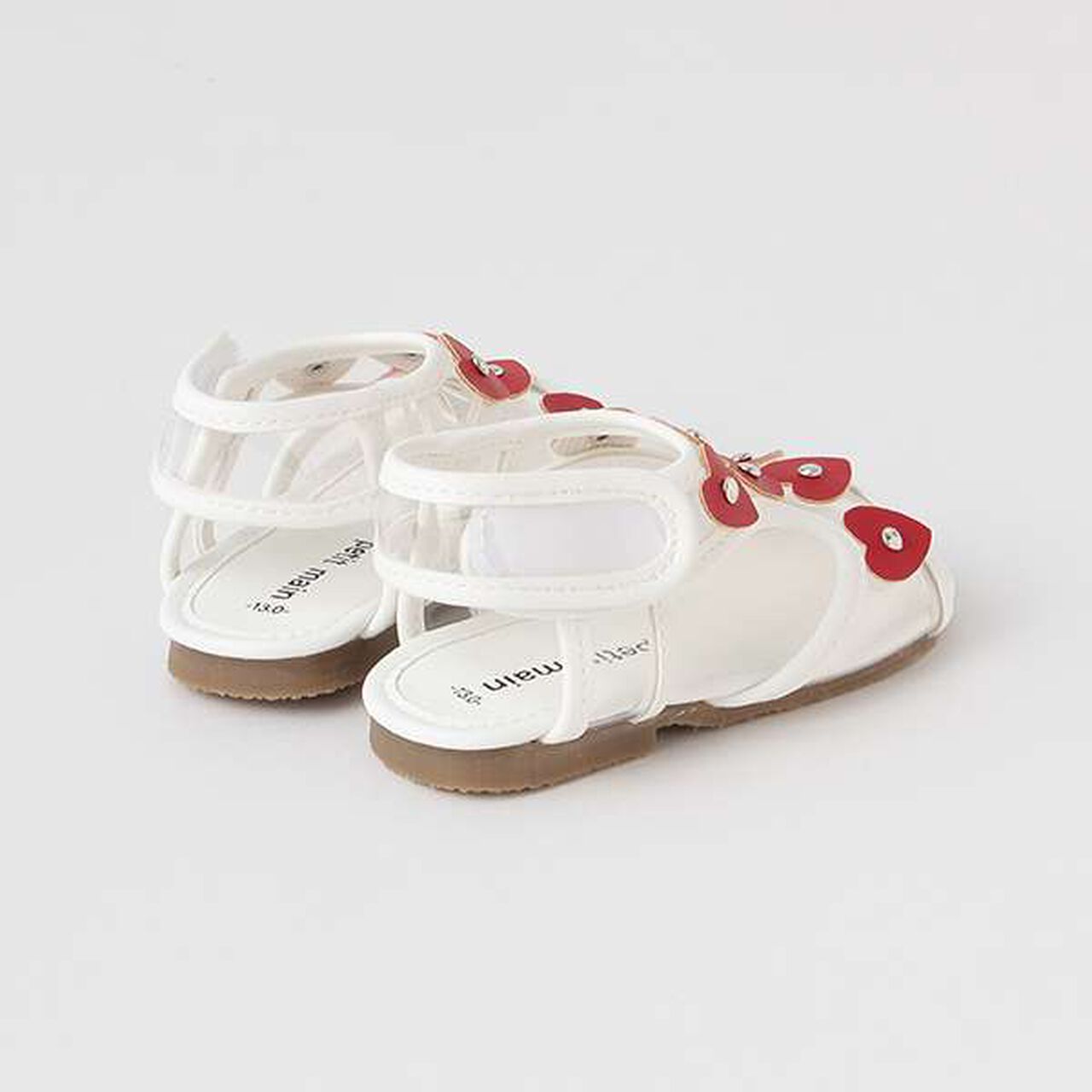 Clear Heart Sandals,Black, large image number 5