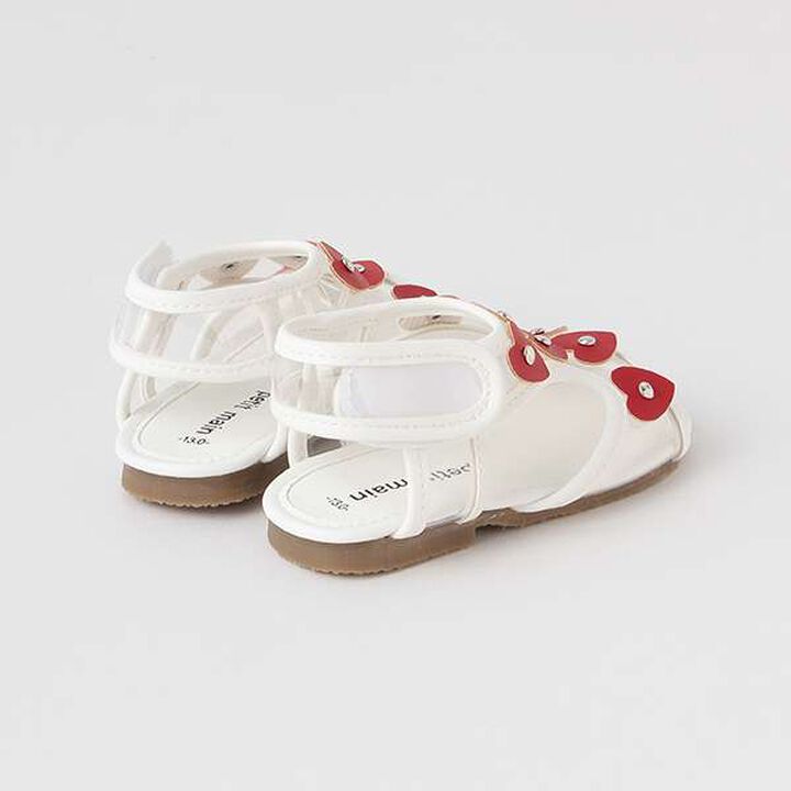 Clear Heart Sandals,Black, medium image number 5