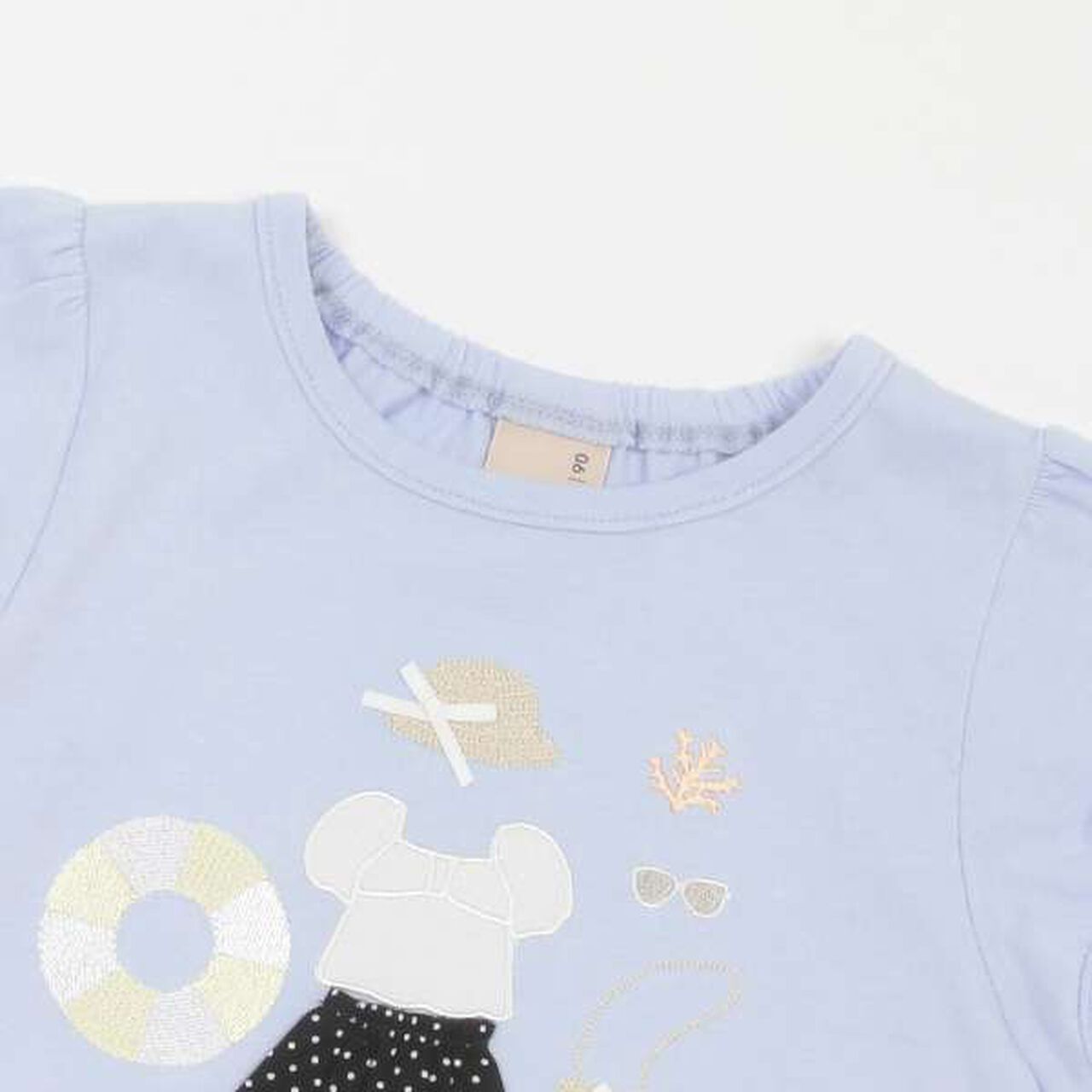 Cool Touch Bear Embroidered T-Shirt,Navy, large image number 9