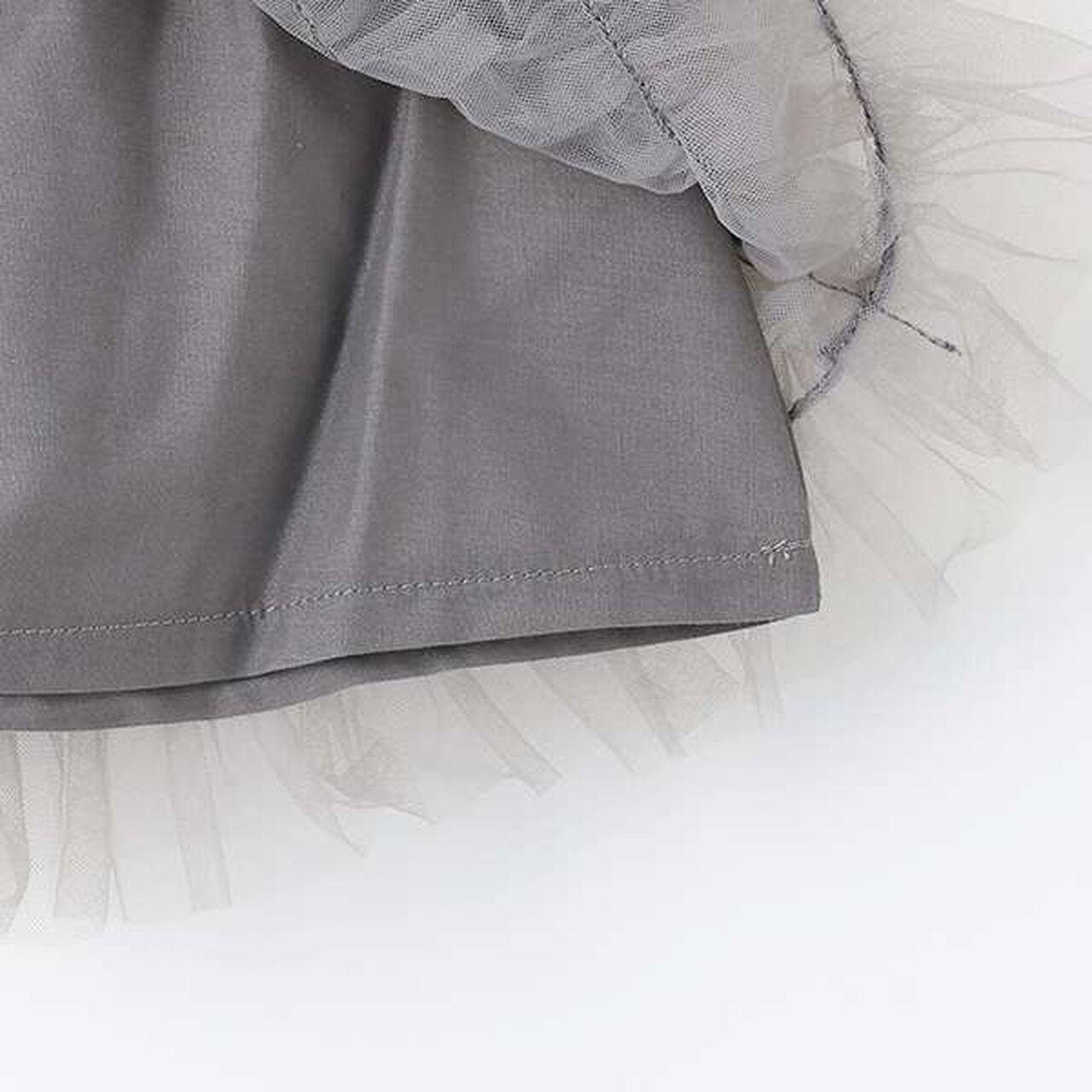 Frill Hem OP Set,Light pink, large image number 11