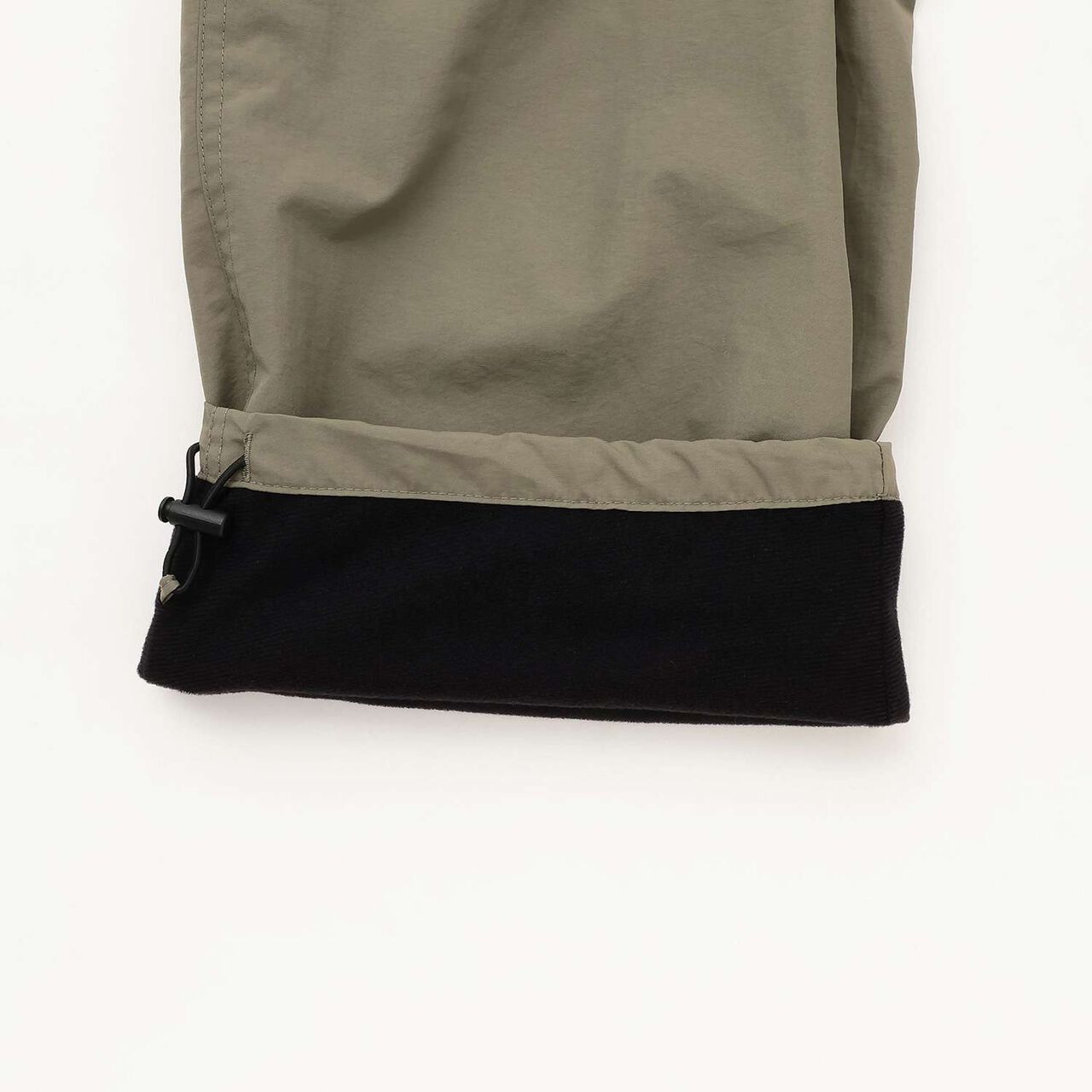 Nylon Brushed Lined Cargo Pants,Khaki, large image number 7