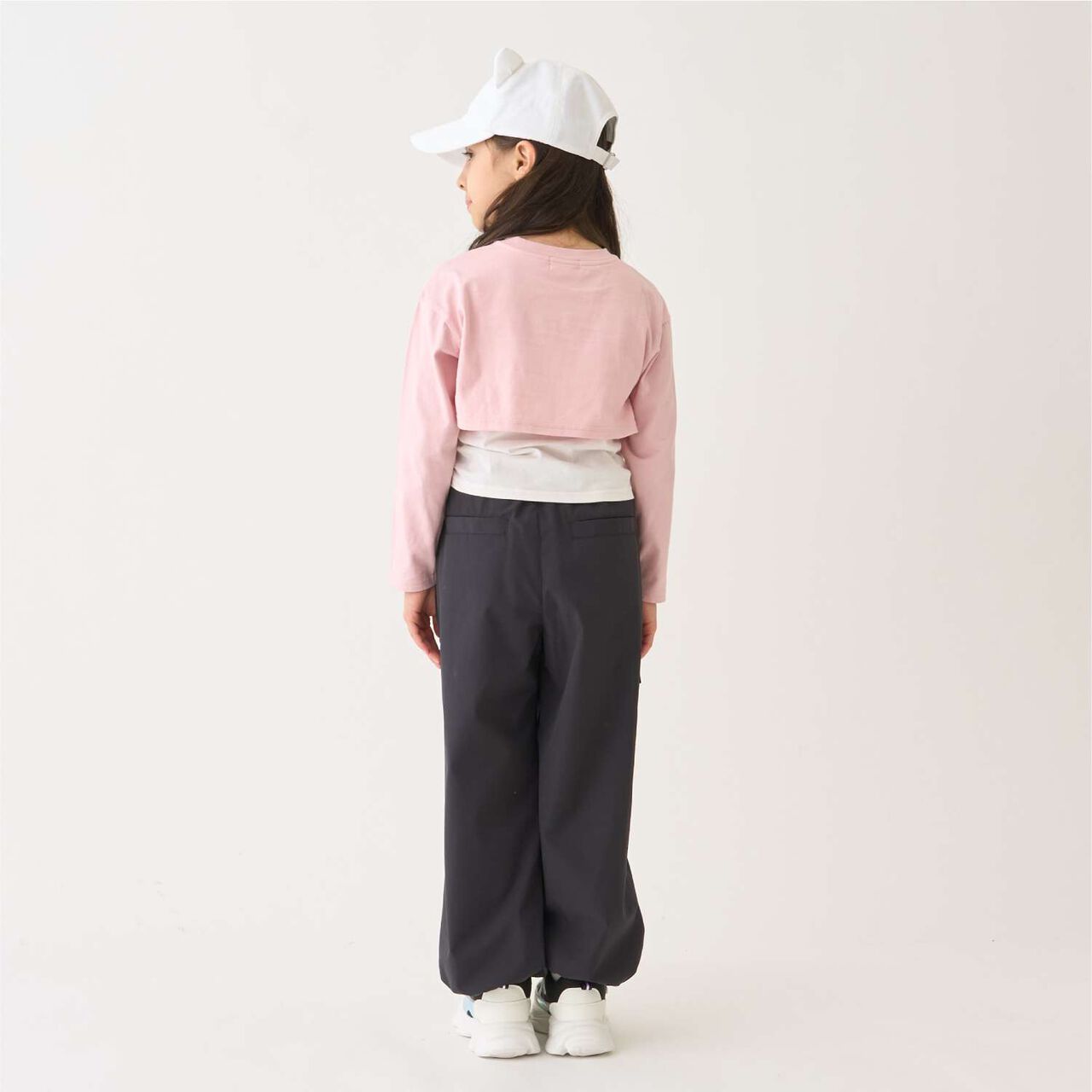 Water-Repellent Cargo Pants,Emerald green, large image number 5