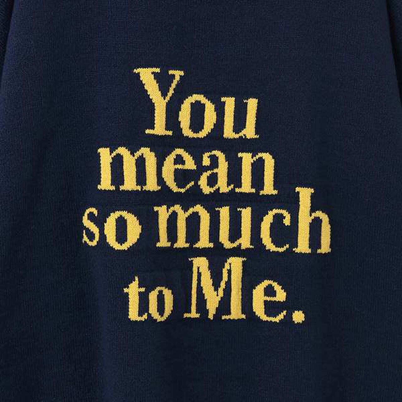 [Matching with Dad Outfit] Machine Washable Kids Logo Knitwear,Navy, large image number 11
