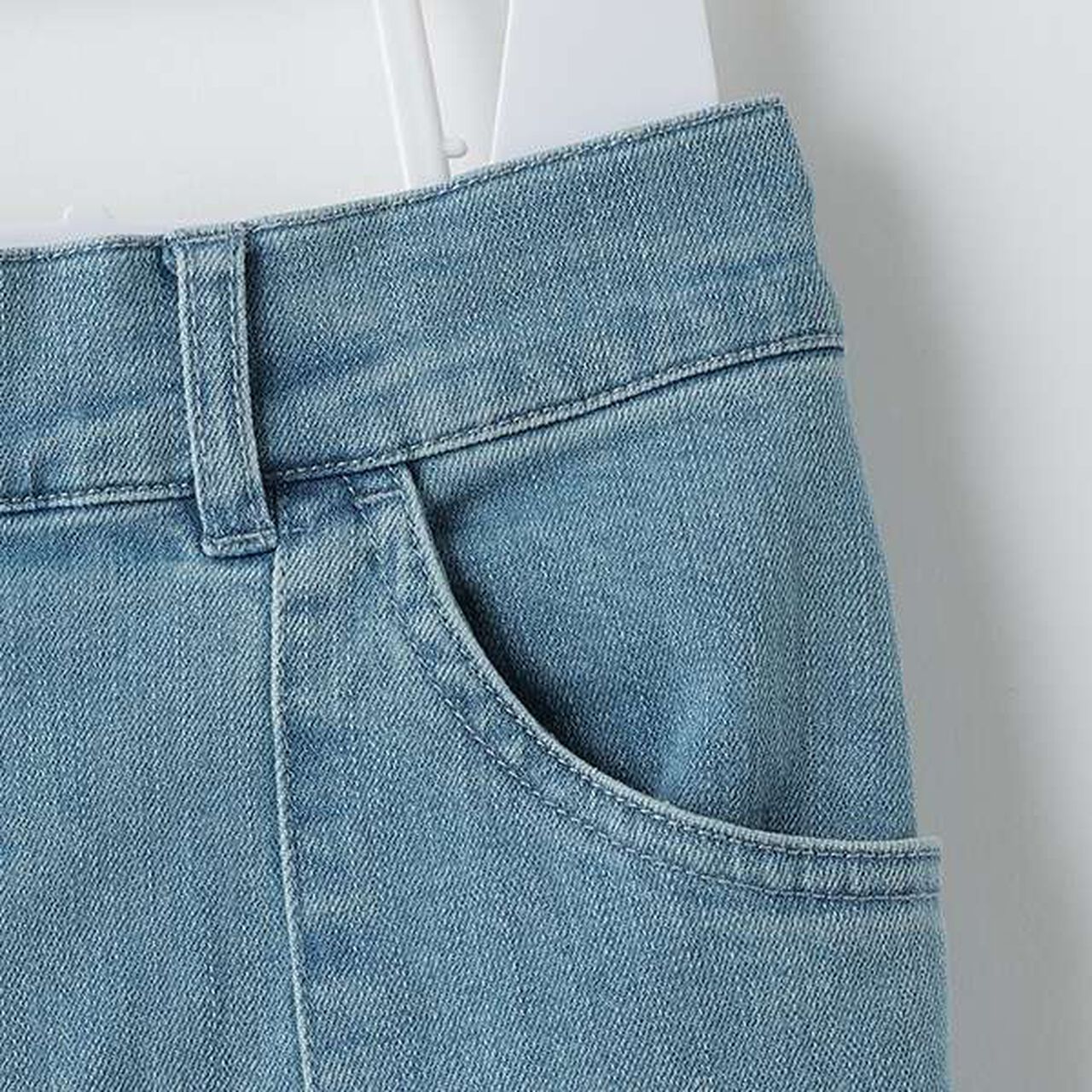 [AMI] Denim Flare Pants,Black, large image number 17