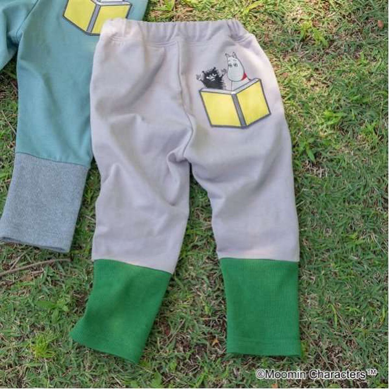 [MOOMIN] Long-Length Cut Hem Leggings,Moderate green, large image number 18