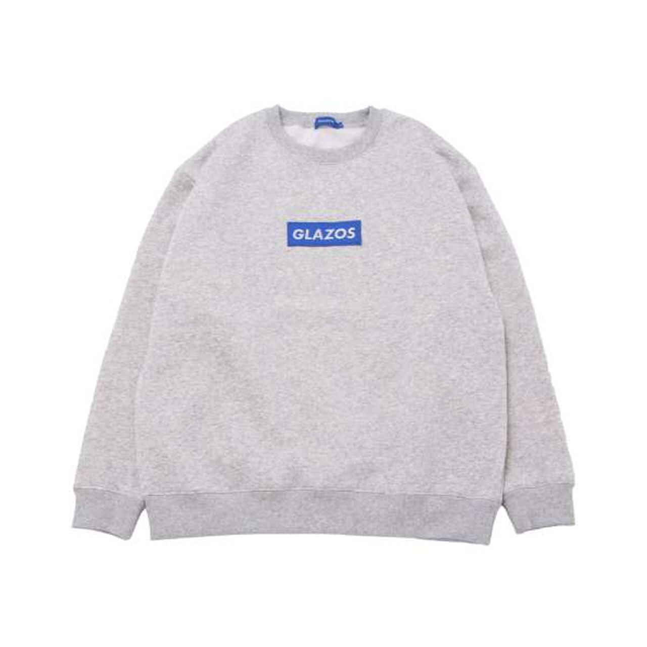 Resistant to Pilling Wool Lined Box Embroidered Logo Sweatshirt,Blue, large image number 8