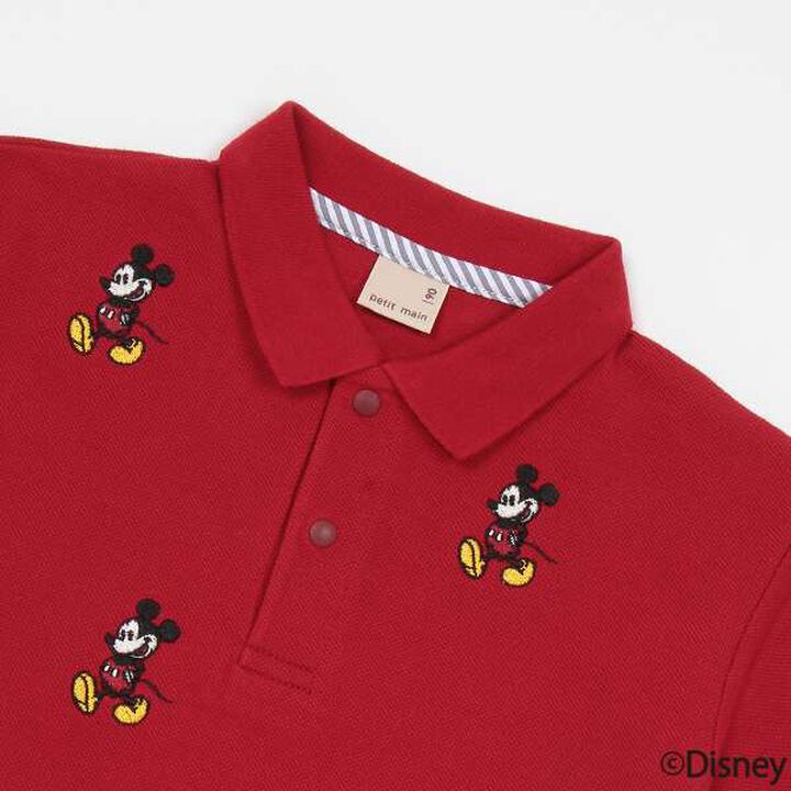 [Disney] Mickey Polo Shirt,Navy, medium image number 3