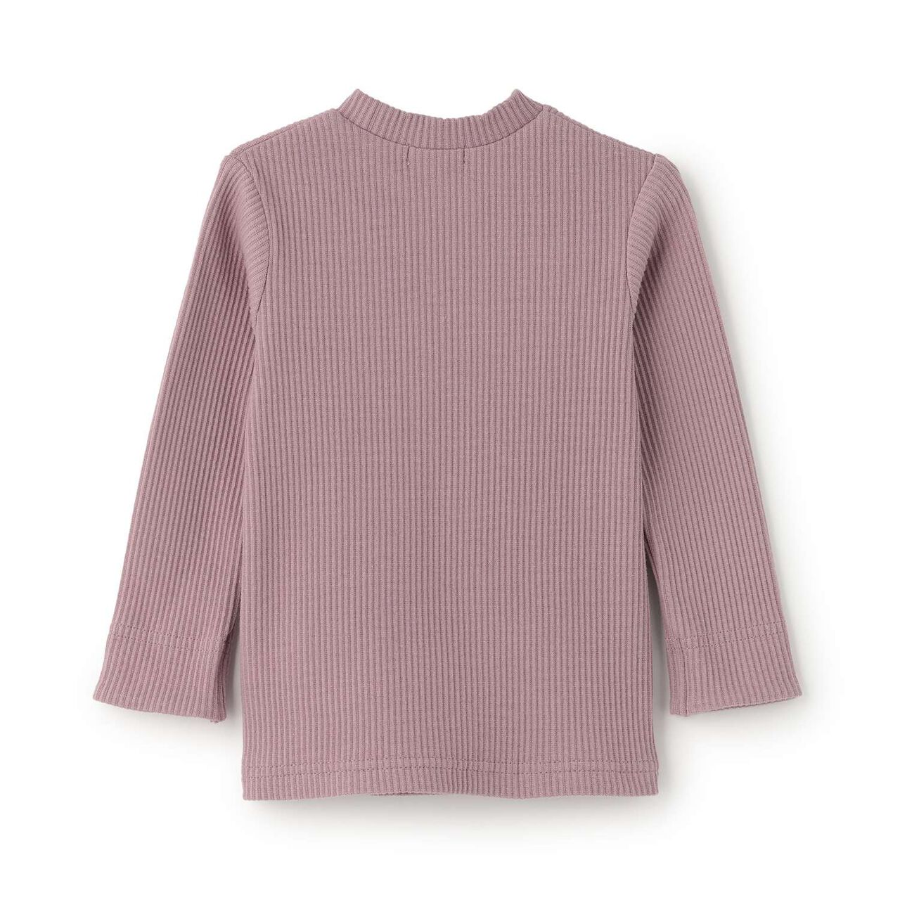 Ribbed Long-Sleeve T-Shirt,Lavender, large image number 1
