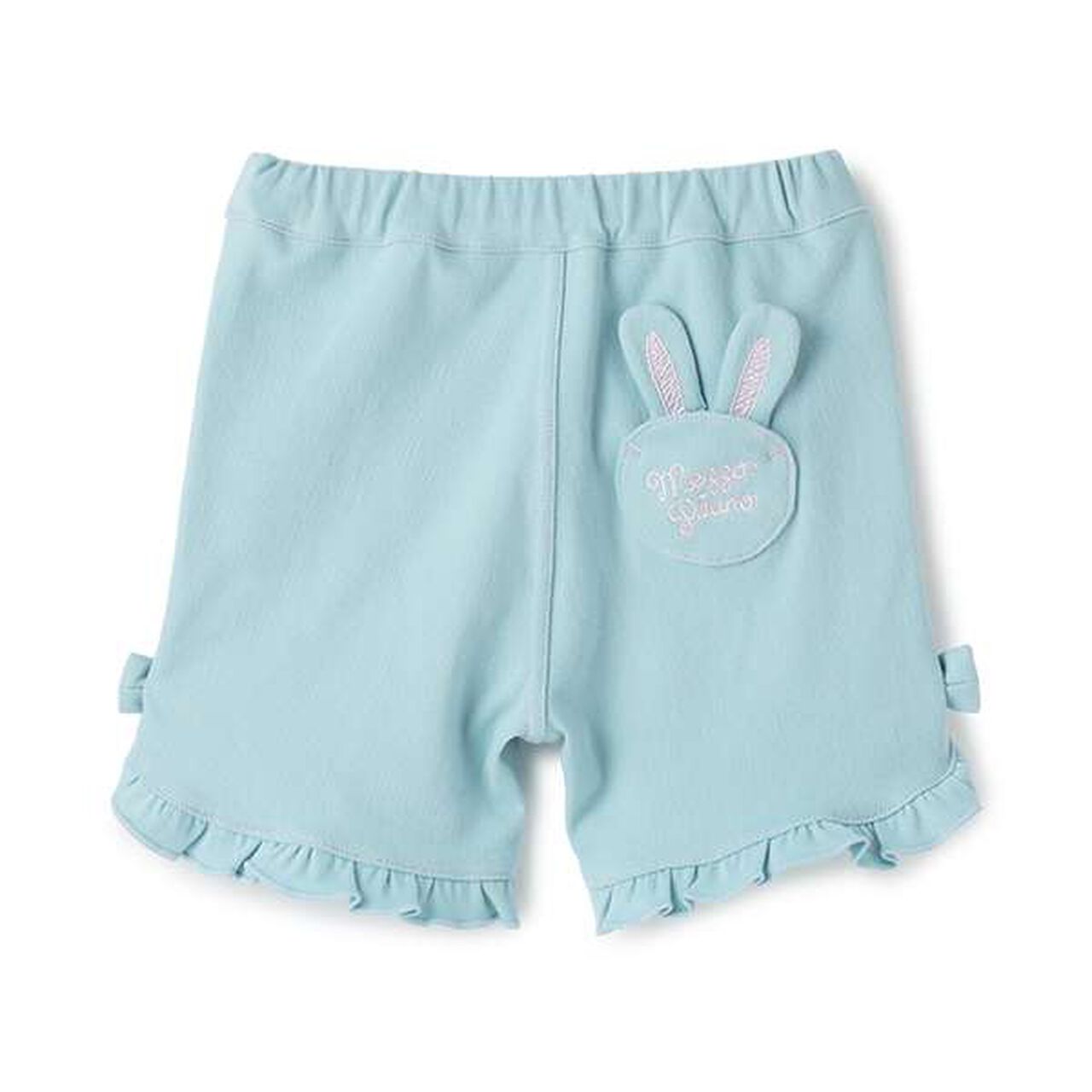 Rabbit Pocket Frill Half Pants,Light blue, large image number 1
