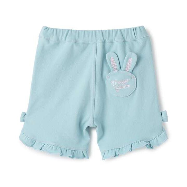 Rabbit Pocket Frill Half Pants,Light blue, medium image number 1