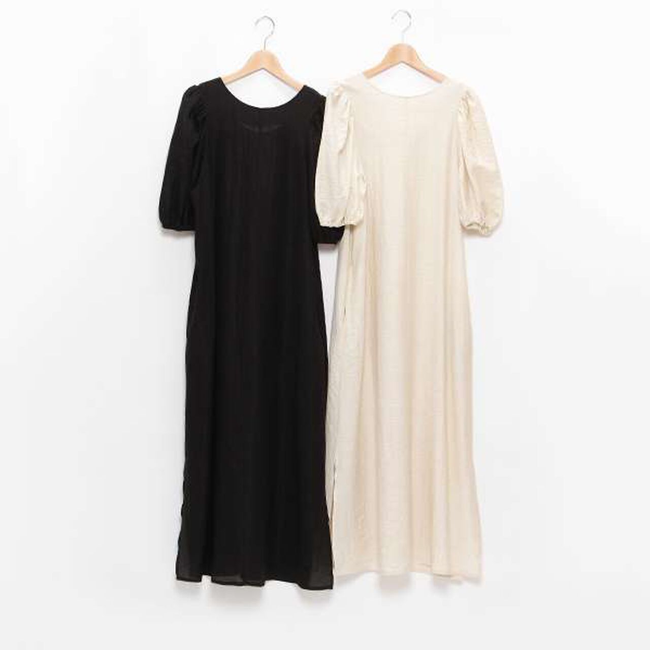 [LADIES] One-Piece Dress with Belt,Black, large image number 9