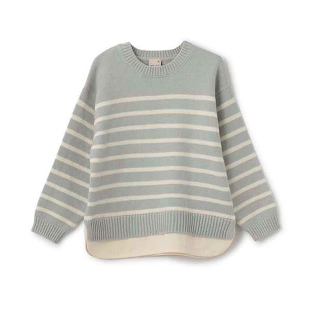 Washable Striped Knit,Light green, large image number 14