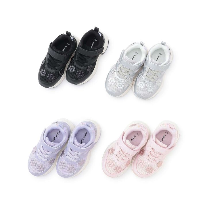 Flower Sneakers,Silver, medium image number 7