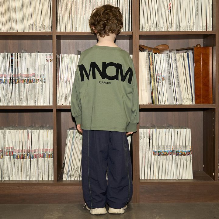 [MNCM] [Coordinatable Setup] Comfortable Jersey Fabric Pocket Big T-Shirt,Black, medium image number 28