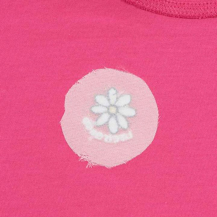 Water-Repellent Single-Point Embroidery T-Shirt,Purple, medium image number 3