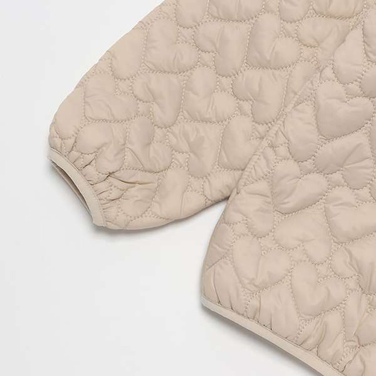 [Link] Assorted Quilted Jacket,Light beige, large image number 4