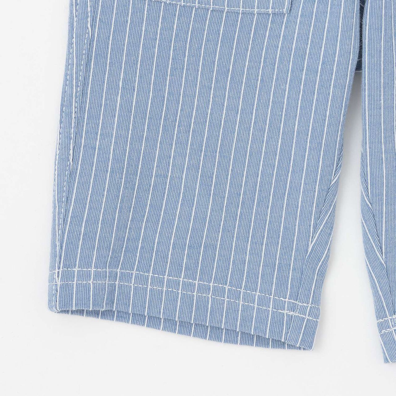 Train Stripe 6/10 Length Pants,Sax blue, large image number 6