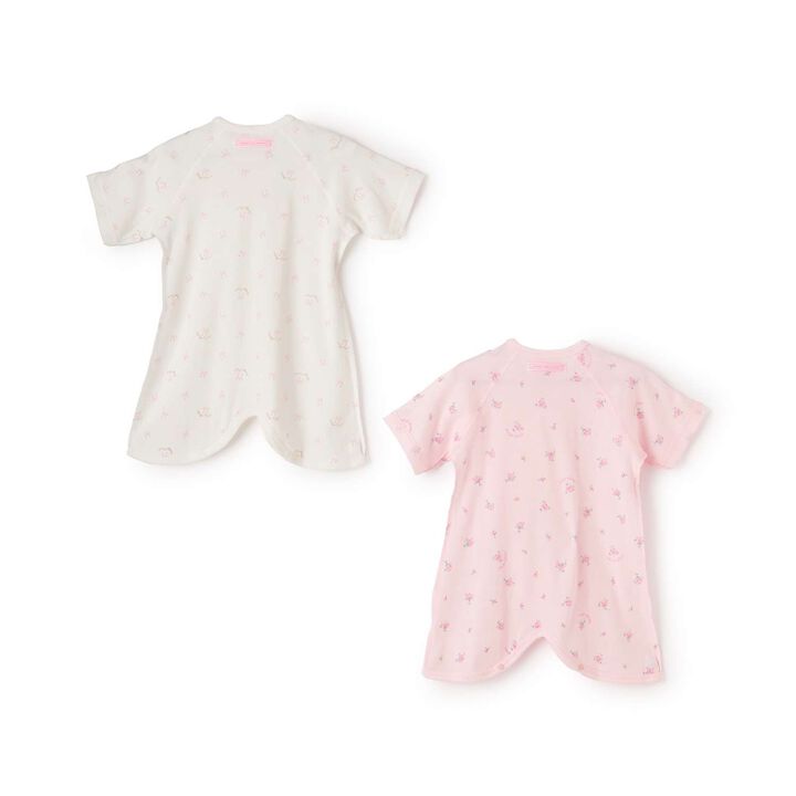 [Web Exclusive] 2-Piece Combination Bodysuit Set,Light pink, medium image number 1