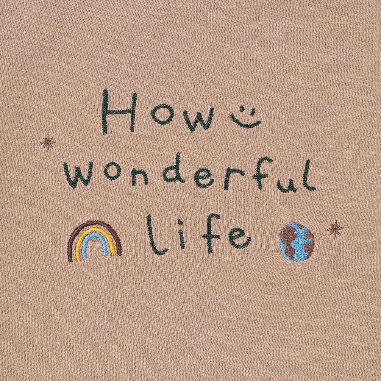 Fluffy Stretch Embroidery Assortment Sweatshirt,Pearl white, large image number 11