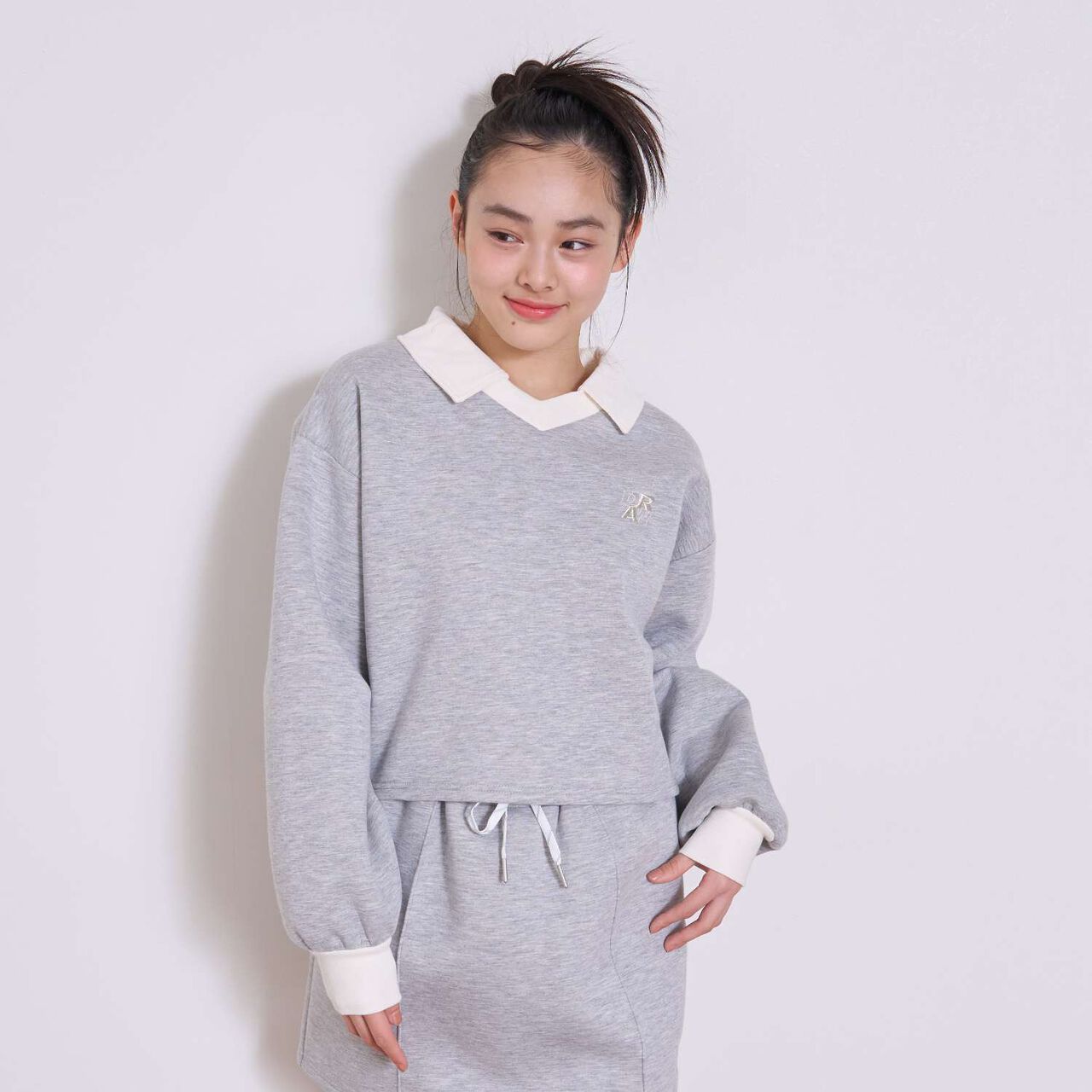 [Fuwakaru/Set Available] Cardboard Pullover,Gray, large image number 0