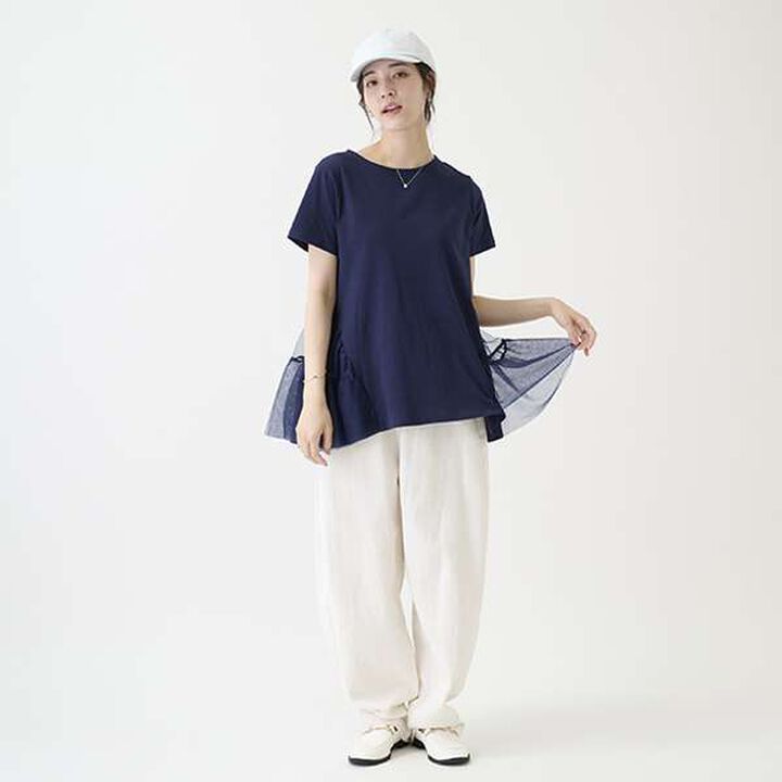 [LADIES] Beautiful Leg Denim Pants,Sax blue, medium image number 14
