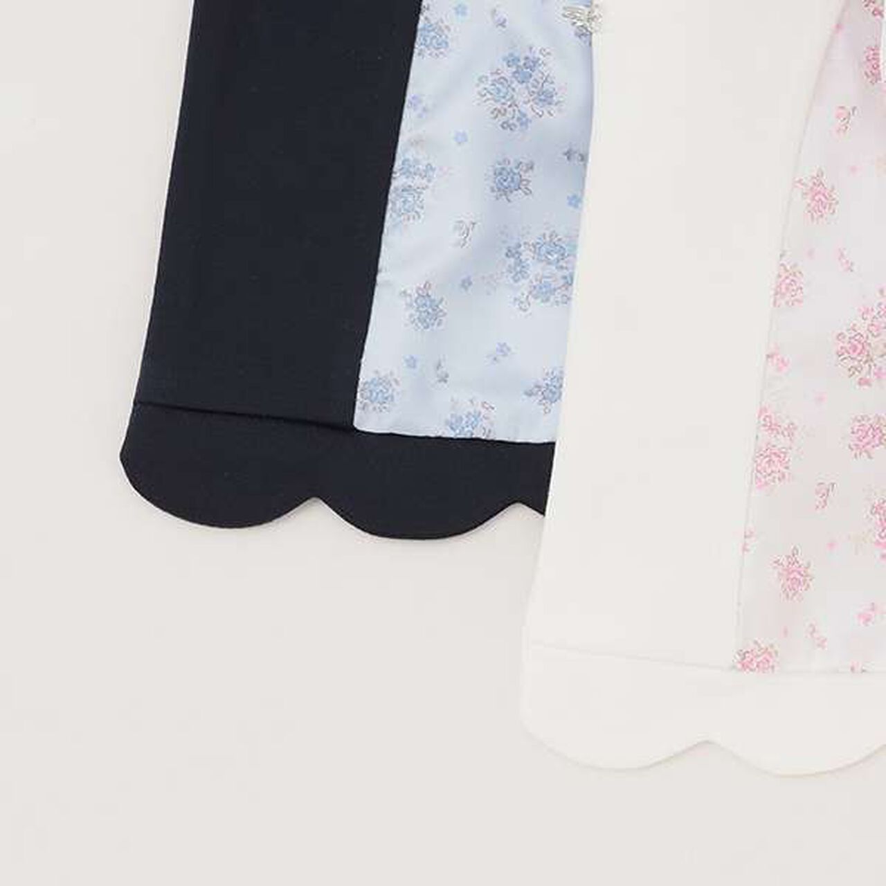 Flower Scallop Jacket,White, large image number 6