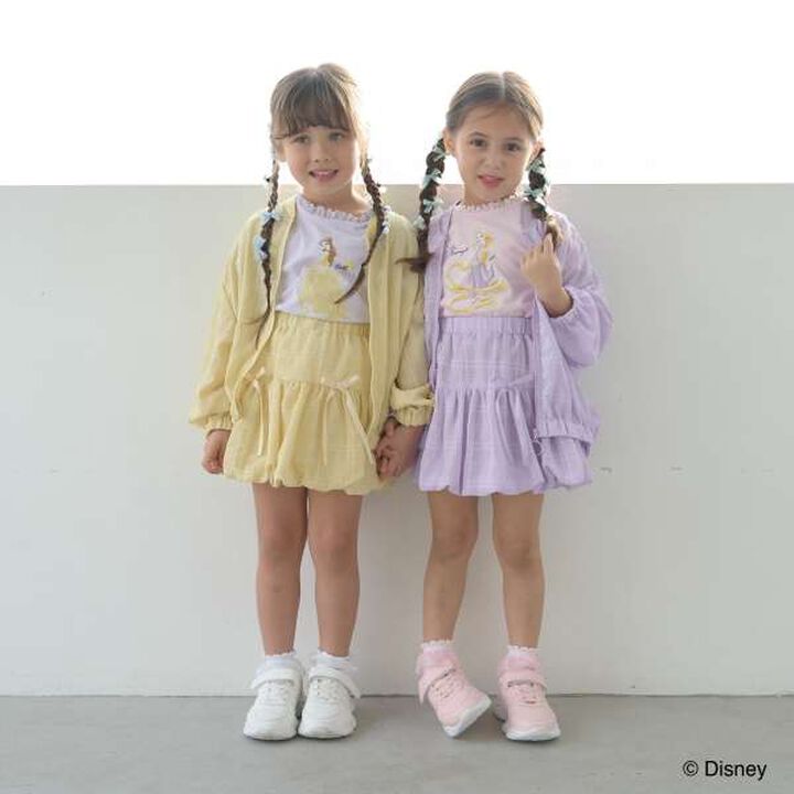 Disney Princess Soft Cotton Assorted Puff T-Shirt with Ribbon,Lavender, medium image number 11