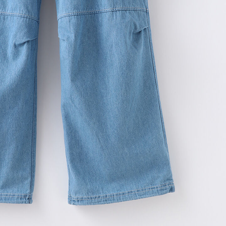 2 WAY Cargo Pants with Heart Button Pocket [Functional Material],Ivory, medium image number 4