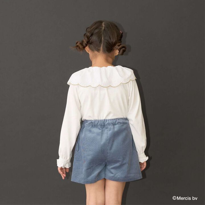 [Miffy] Soft Cotton Lace Collar Top,Light pink, medium image number 13