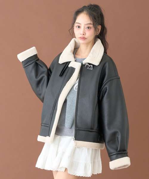 Mouton Jacket [Korean Fashion] | Narumiya Official Global Online Store