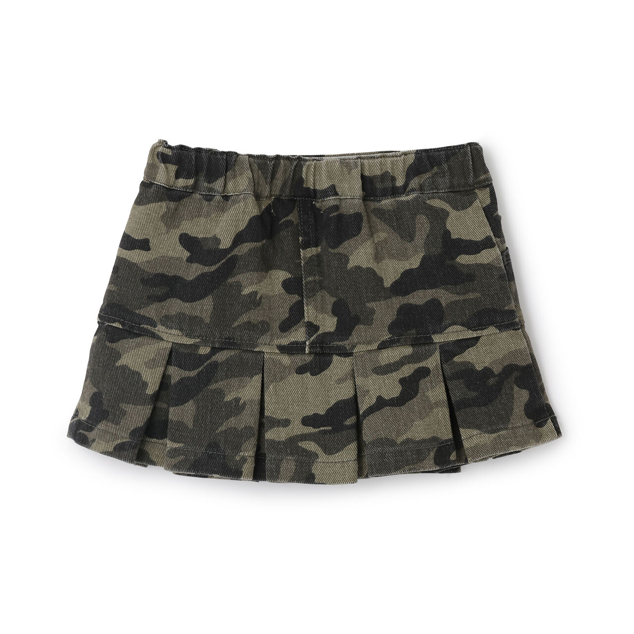 Box Pleat Skirt / Denim,Blue, large image number 24