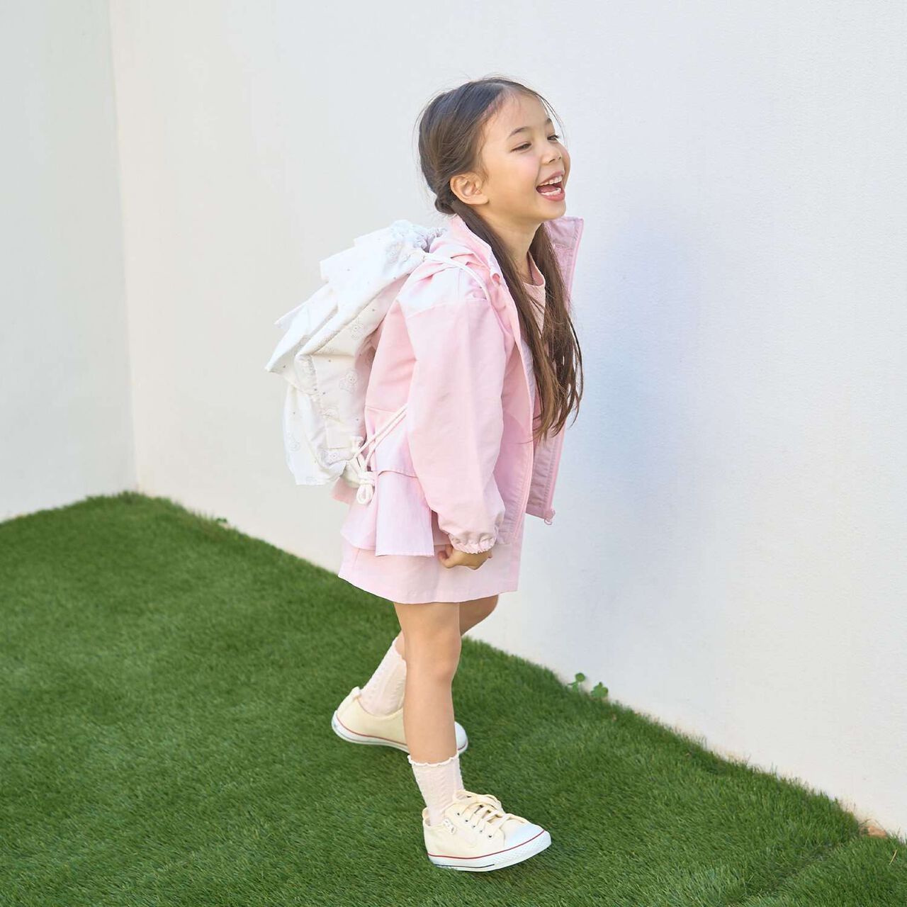 [School-Ready] Water-Repellent, Anti-Stain, Durable, UV Frill Easy Nap,Navy, large image number 20