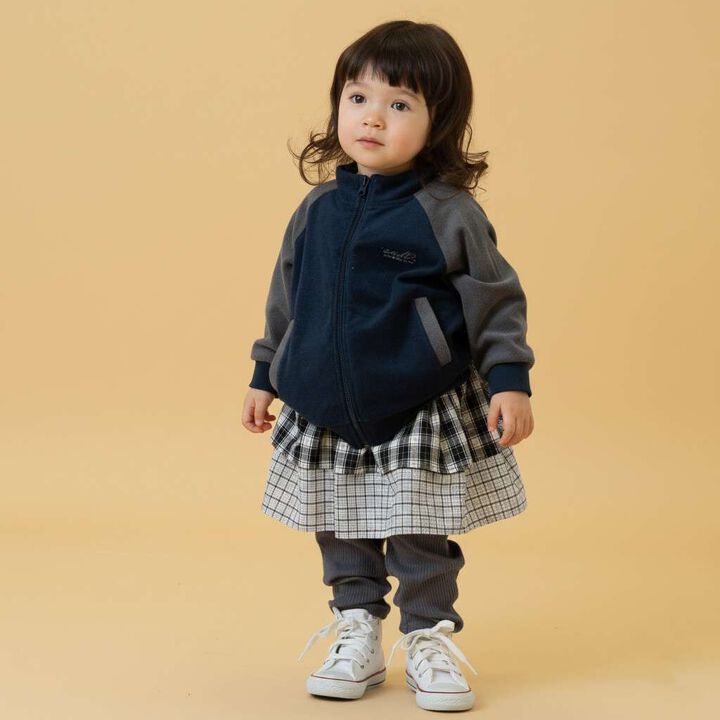 [365D] Anti-Stain Ribbed Leggings,Blue, medium image number 3