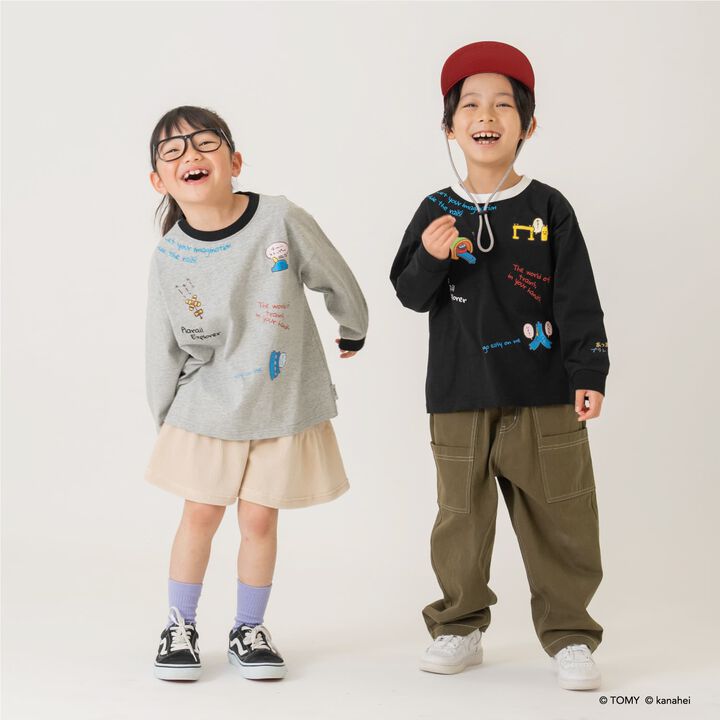 Gather! Plarails Icon Long Sleeve T-Shirt,Top gray, medium image number 8