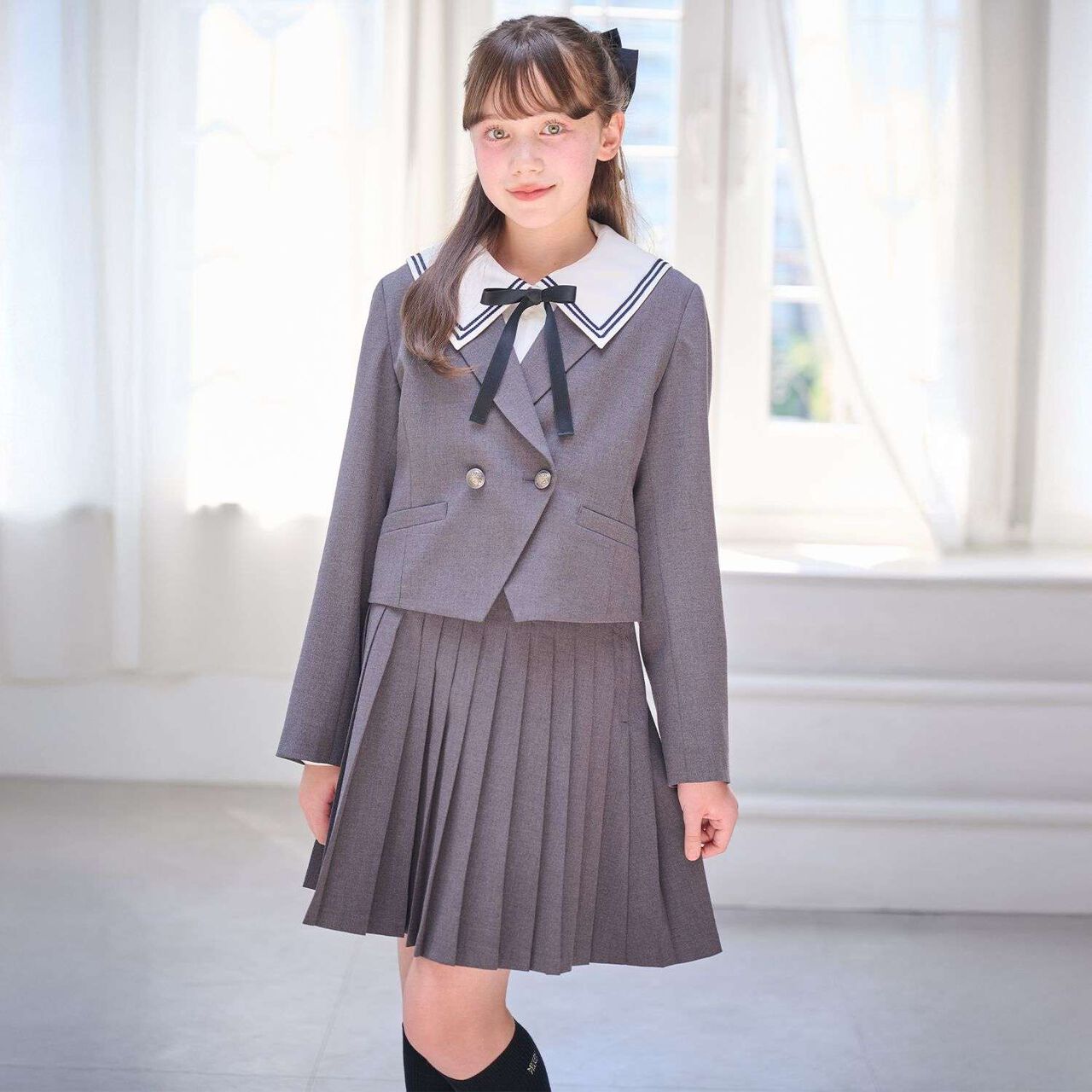 Big Ribbon Barrette♪,Ivory, large image number 9