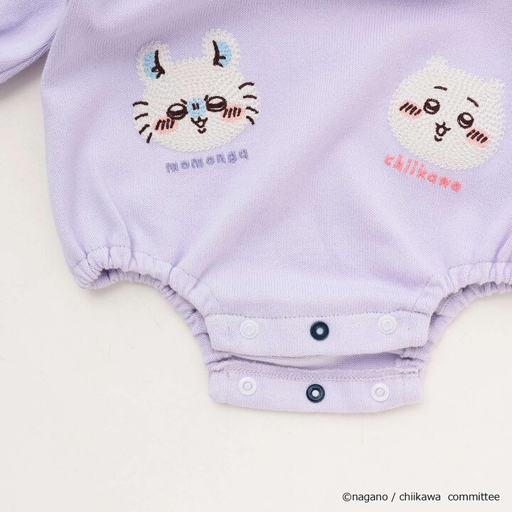 Chikawa Anime Embroidered Romper,Lavender, medium image number 8