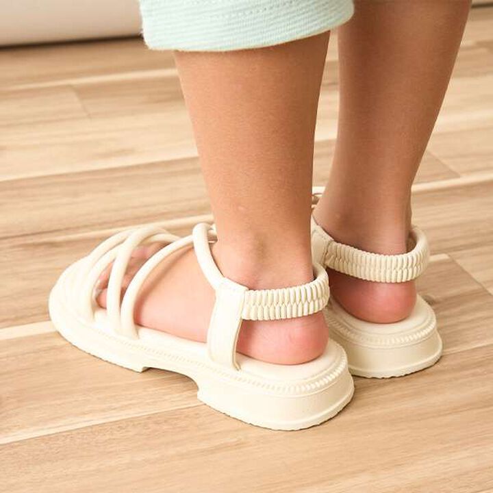 Cross Strap Sandals,Ivory, medium image number 4