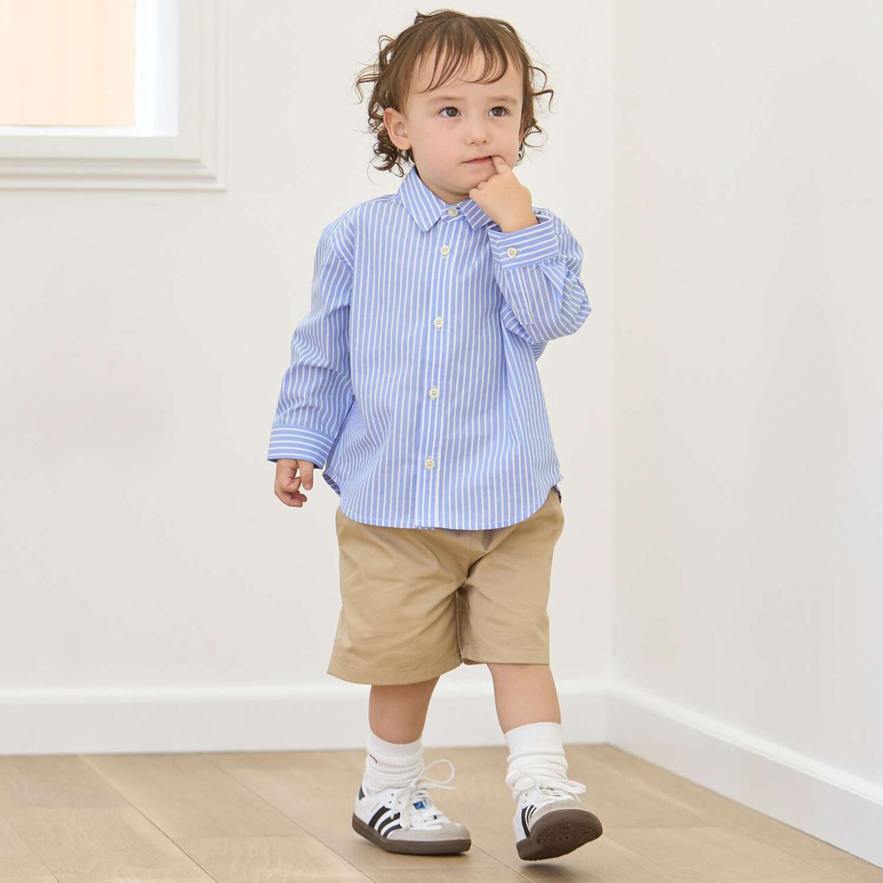 Link Shirt Dress,Light pink, large image number 4