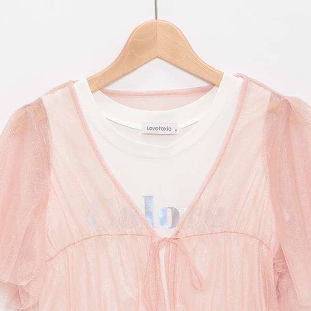 Tulle Bolero with Inner Lining,Black, large image number 8