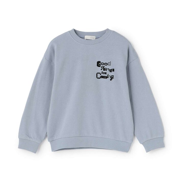 [Muteki Sweatshirt] Stain-Resistant, Quick-Dry & Goodbye Pills &ndash; Choice of 6 Patterns Sweatshirt,Blue gray, medium image number 0