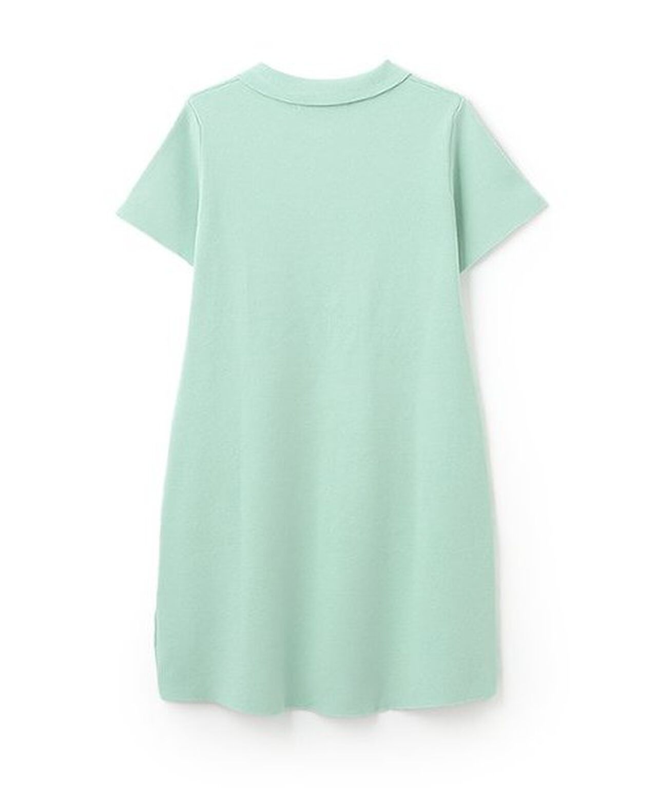 Knit Polo Dress,Navy, large image number 5