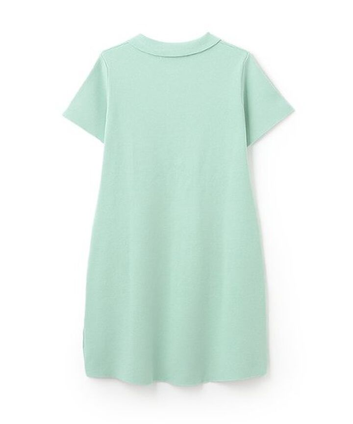 Knit Polo Dress,Navy, medium image number 5