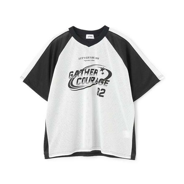 Loose Mesh Game T,Navy, medium image number 8