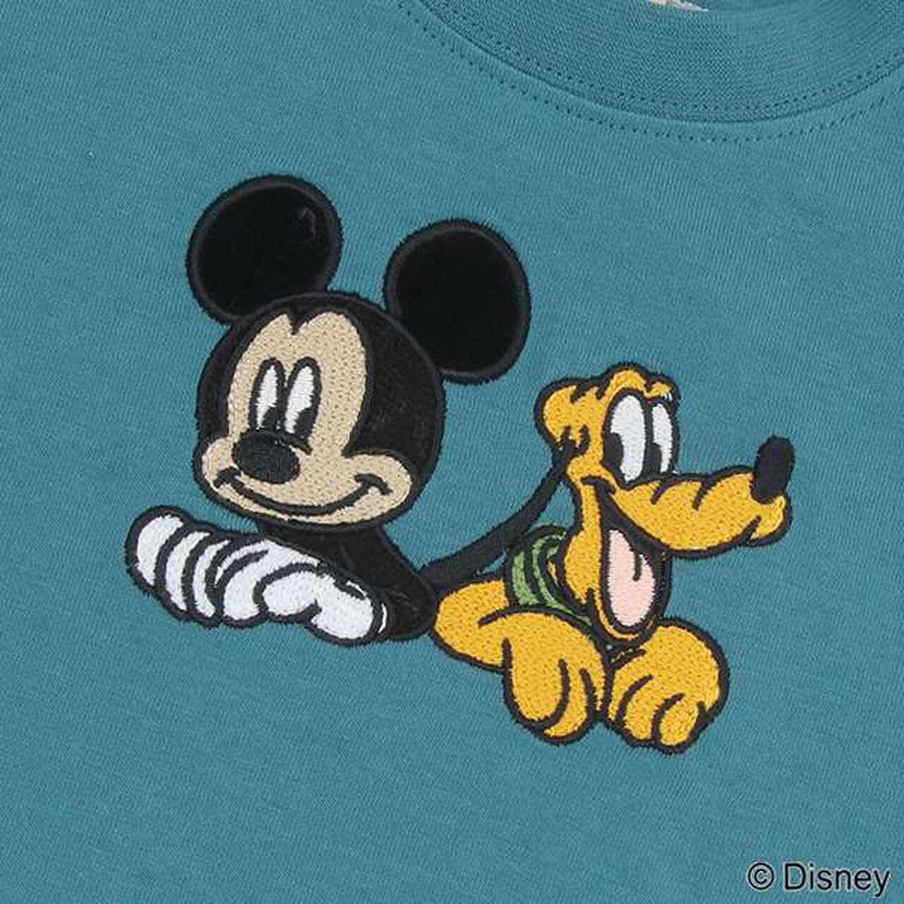 [Disney] Character Motif T-Shirt,Black, large image number 2