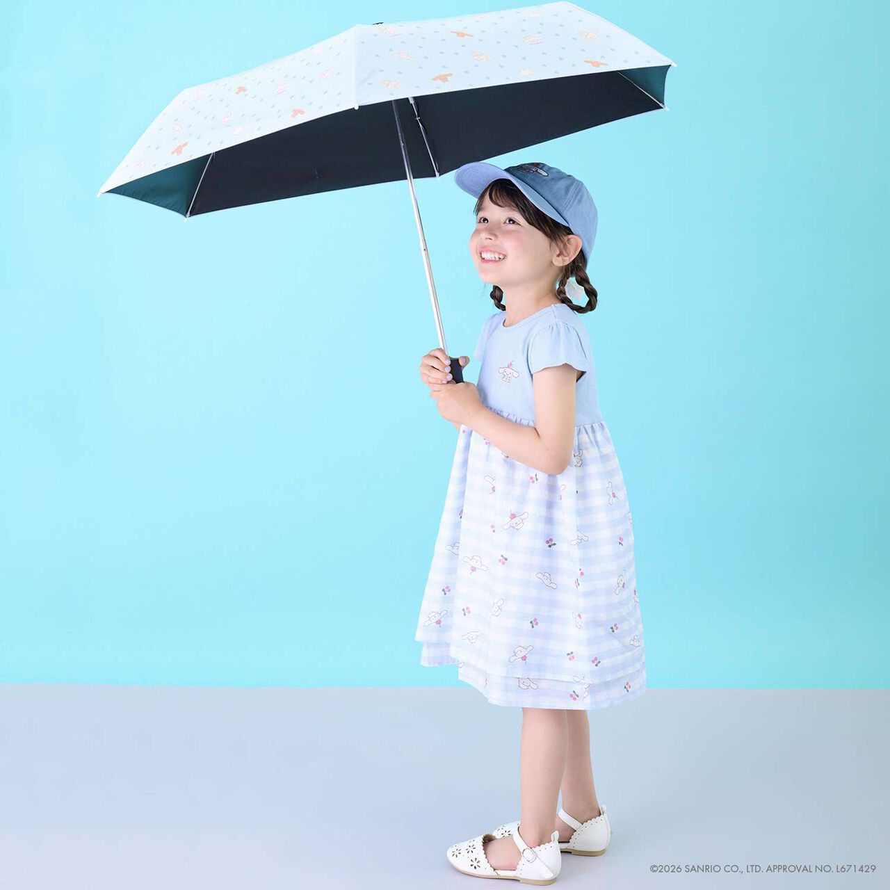 [Sanrio Characters] All-Weather Folding Umbrella,Ivory, large image number 4