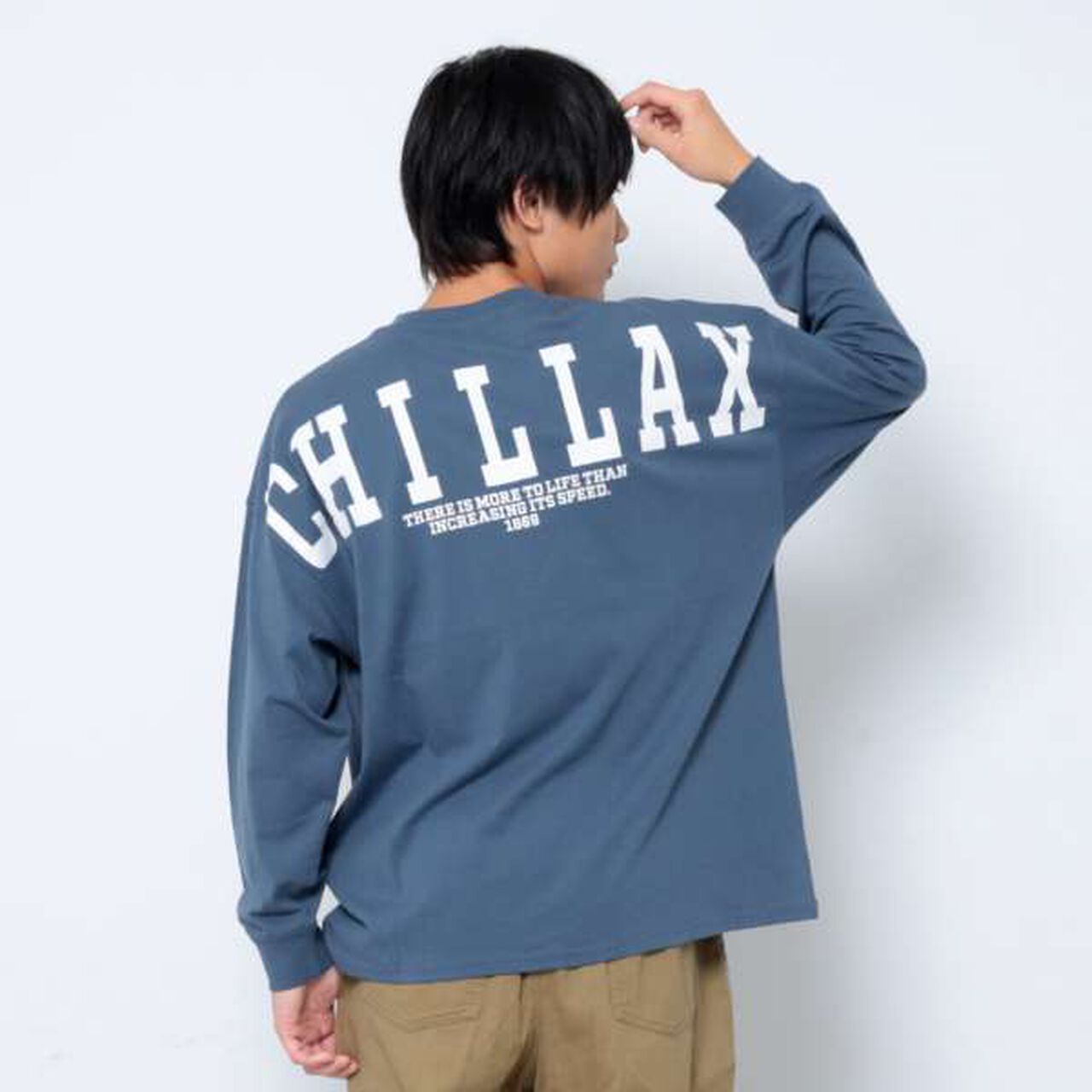 Street Big Long Sleeve T-Shirt,Black, large image number 17