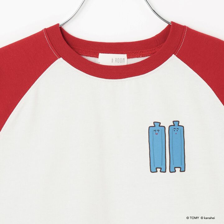 Gather! Plarails - Rails Jokers / One-Point Raglan T-Shirt,Navy, medium image number 6