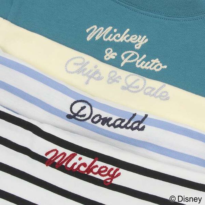 [Disney] Character Motif T-Shirt,Black, medium image number 6