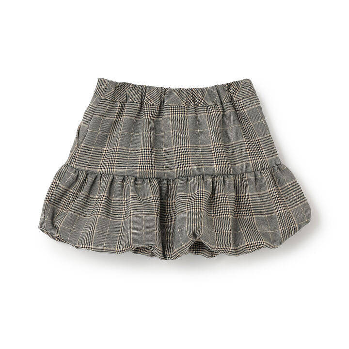 Peplum Balloon Skirt with Shorts,Blue, medium image number 7